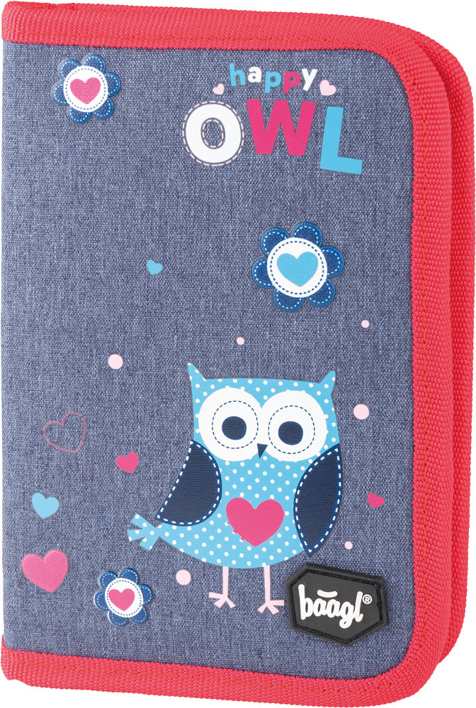 School pencil case Little Owls