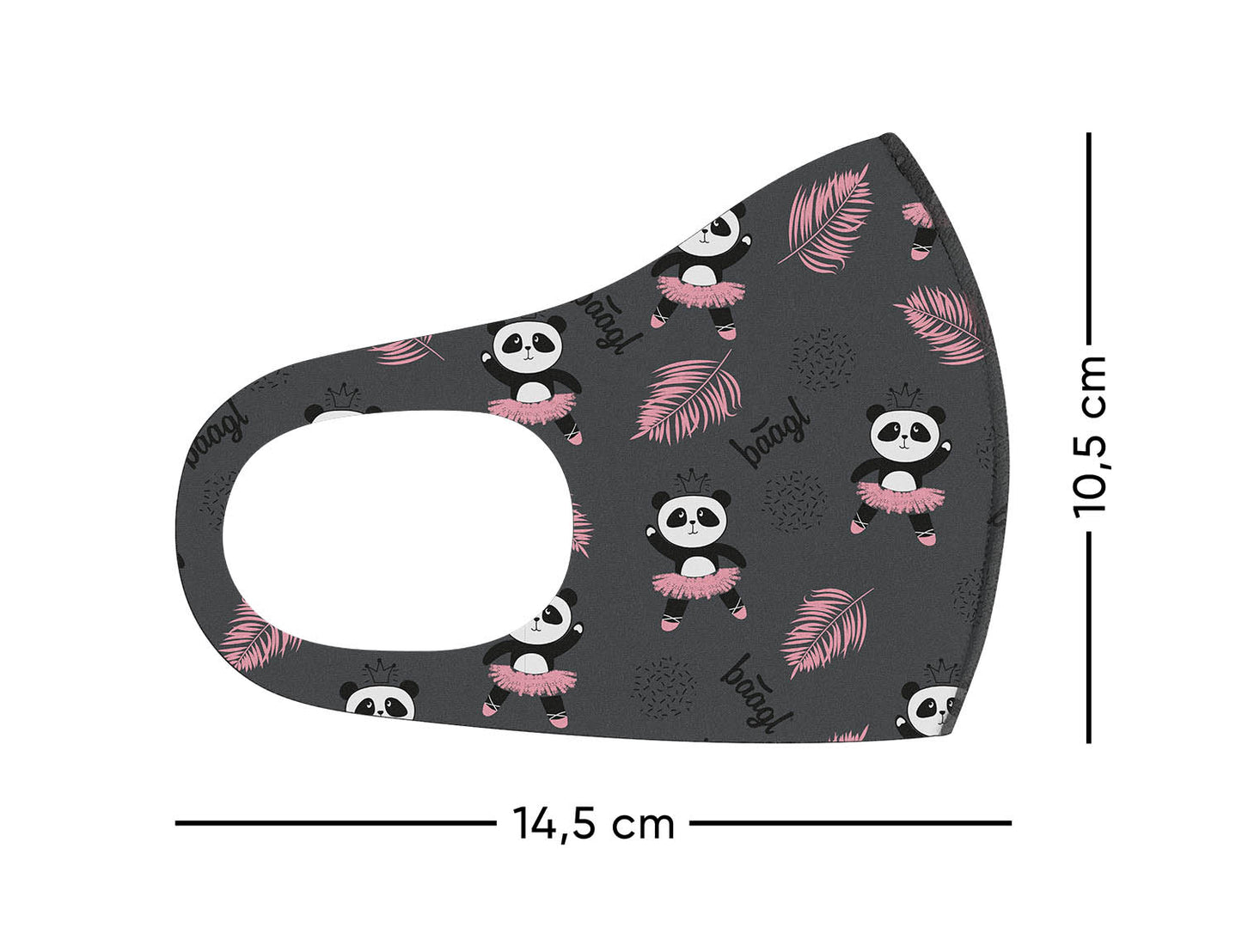 Antibacterial face mask Panda - kids