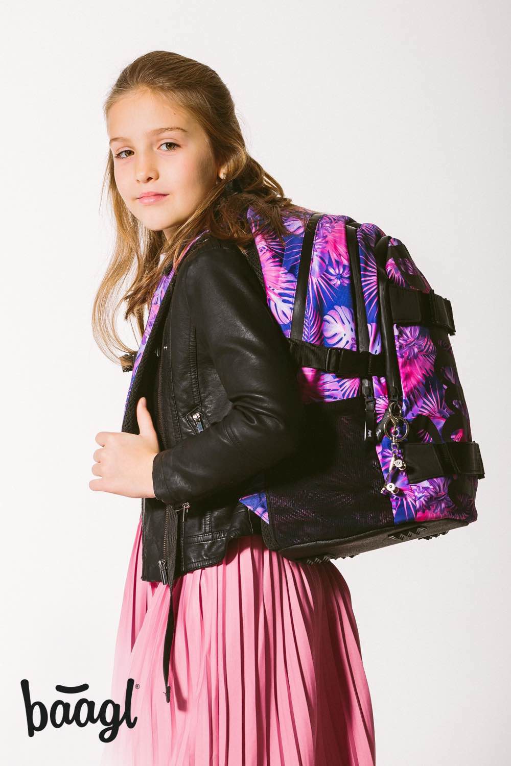 School backpack Skate Violet