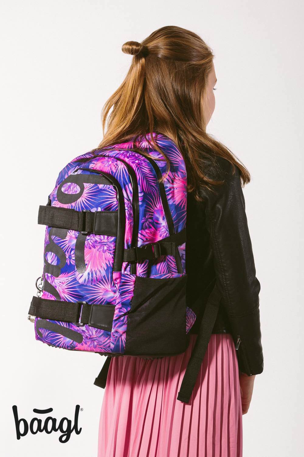 School backpack Skate Violet