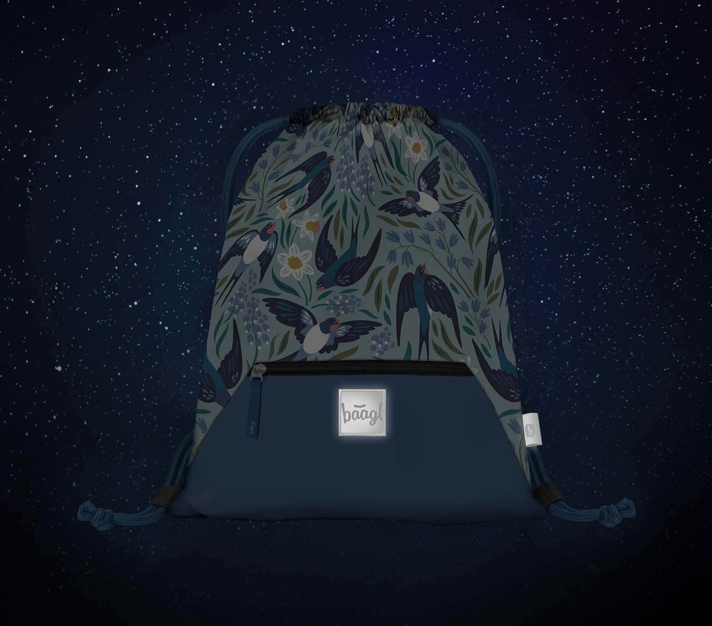 Gym sack with zip pocket Birdie