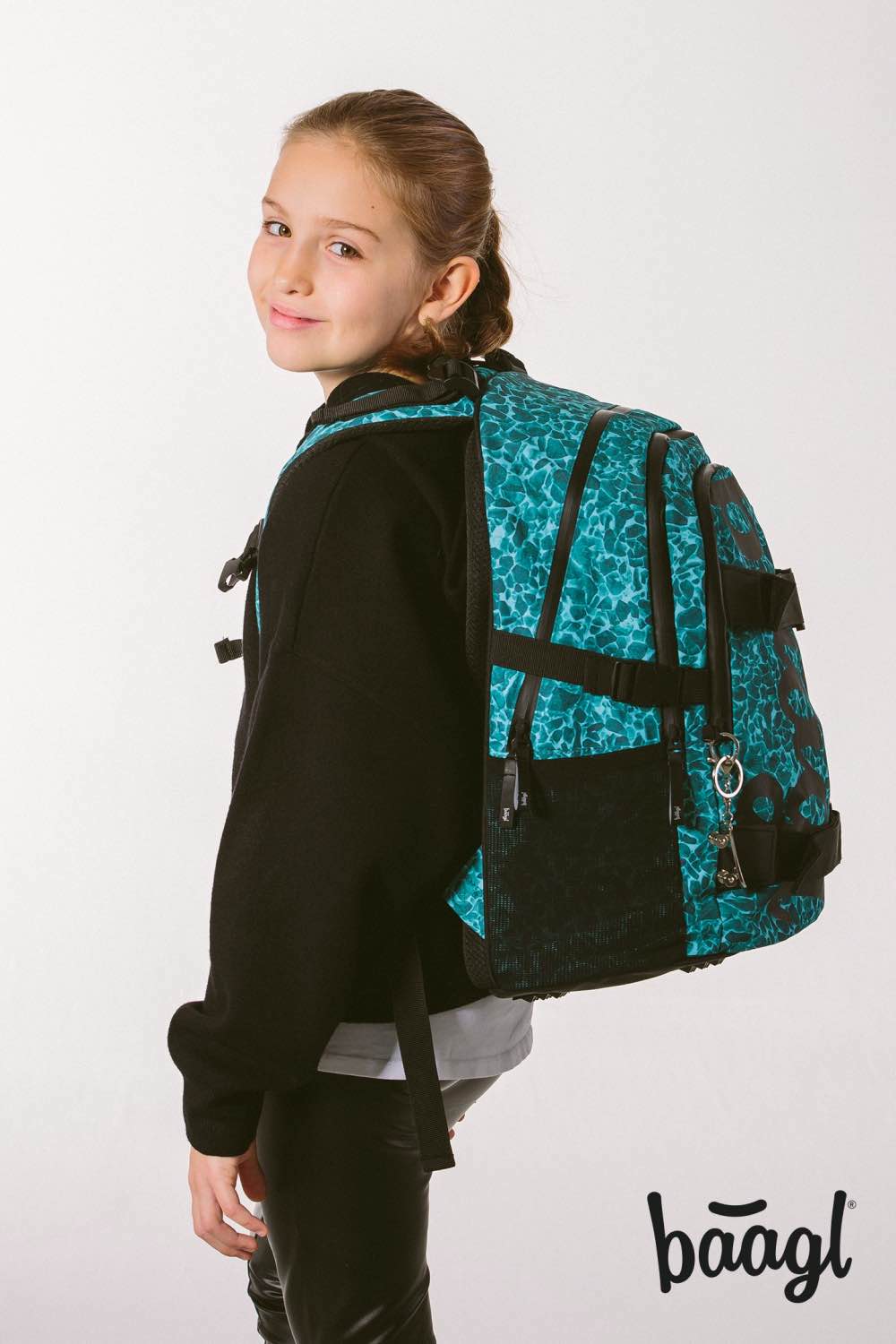 School backpack Skate Aquamarine