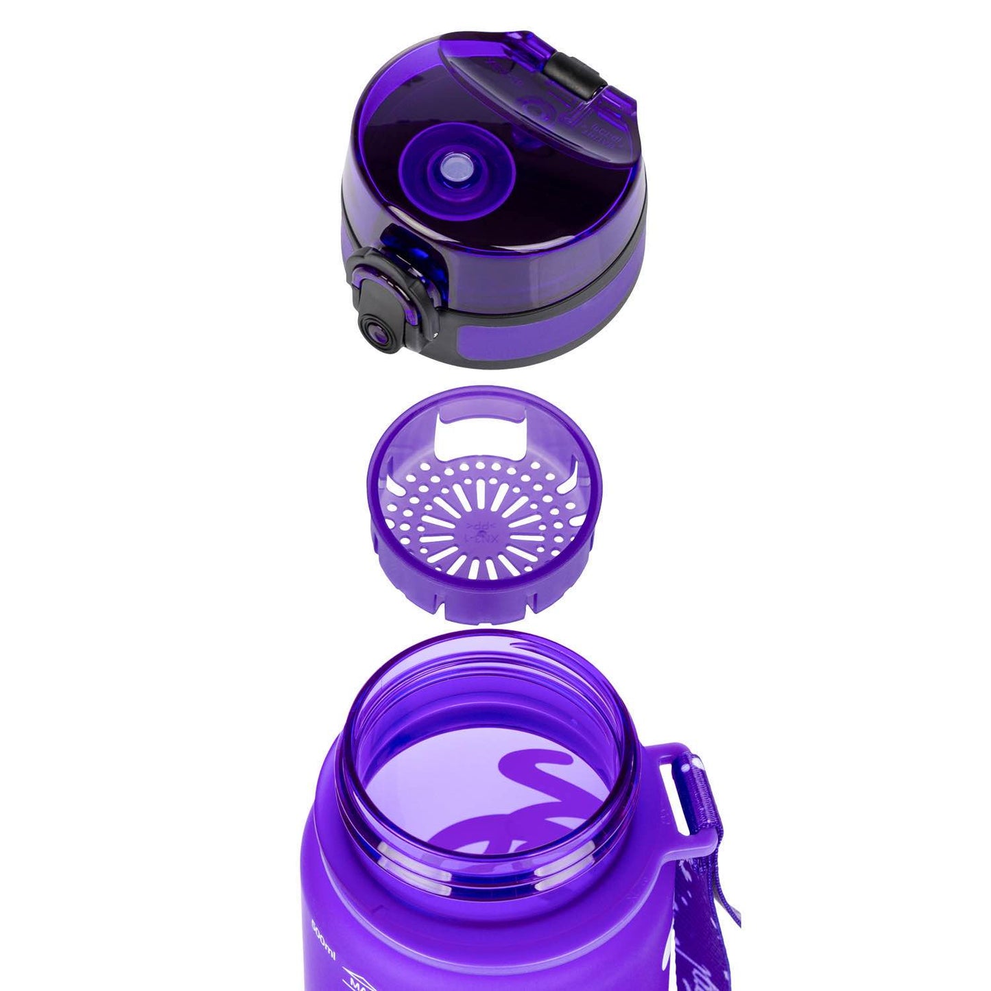 Tritan bottle Logo Violet, 500 ml