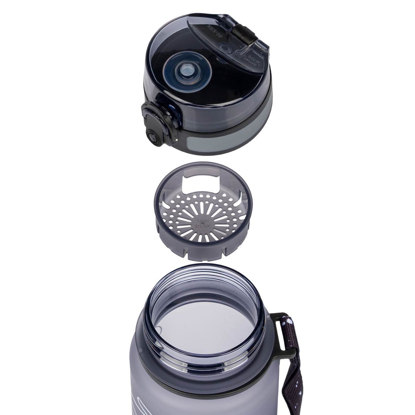 Tritan bottle Logo Grey, 500 ml