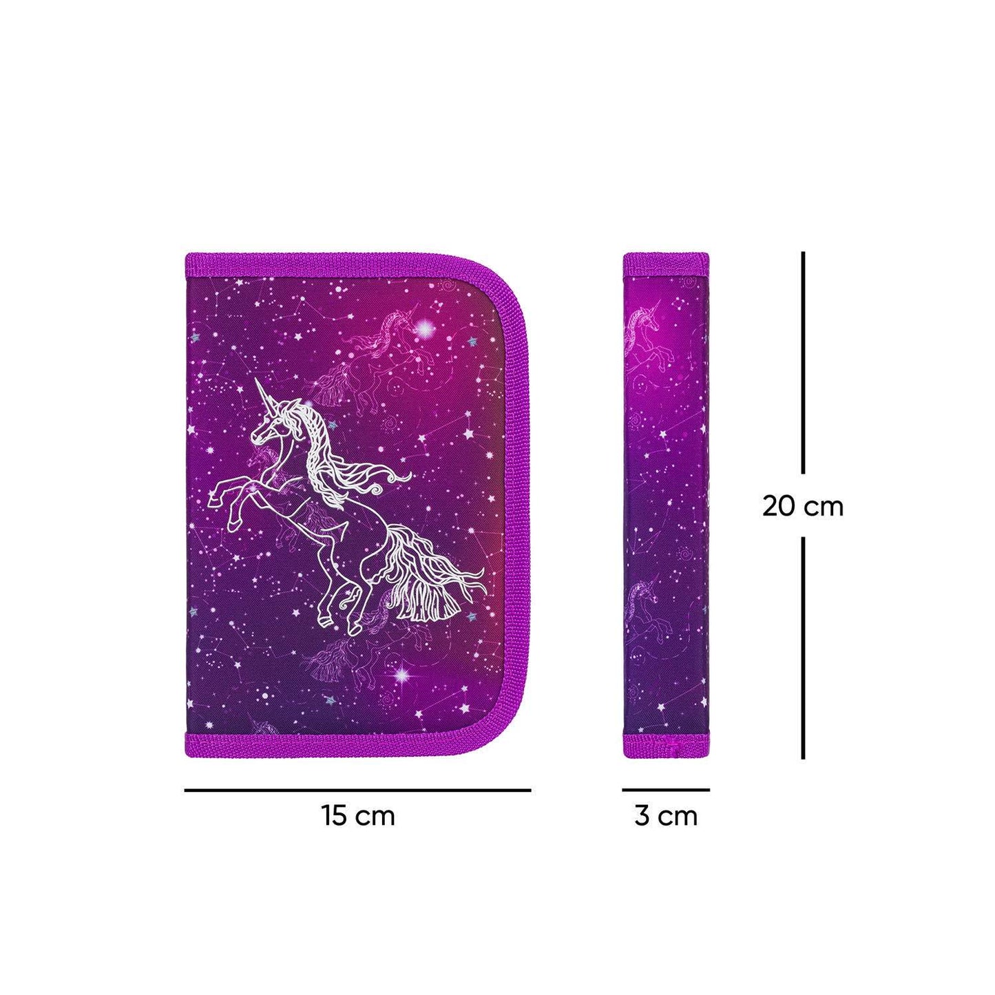One-tier pencil case Unicorn Universe