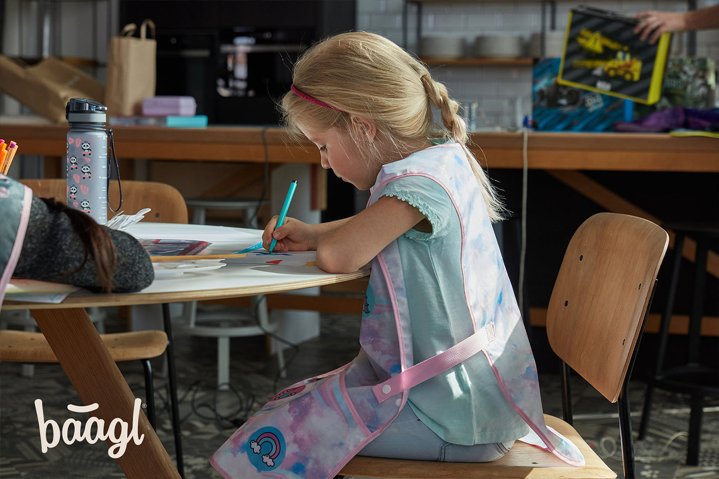 Kids apron Sky