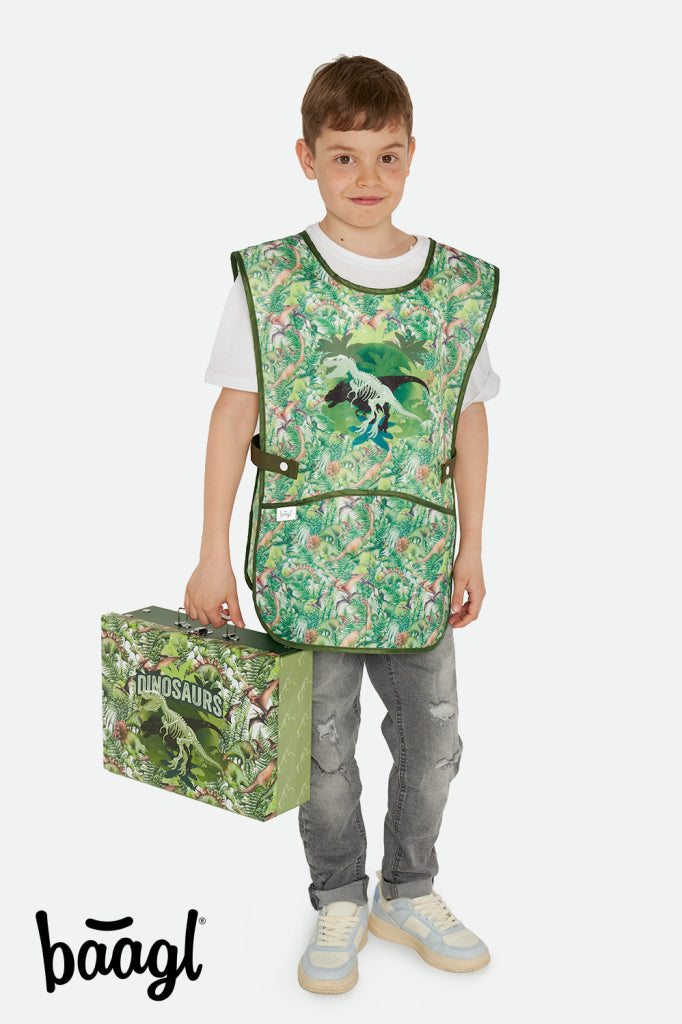 Foldable school briefcase Dinosaur
