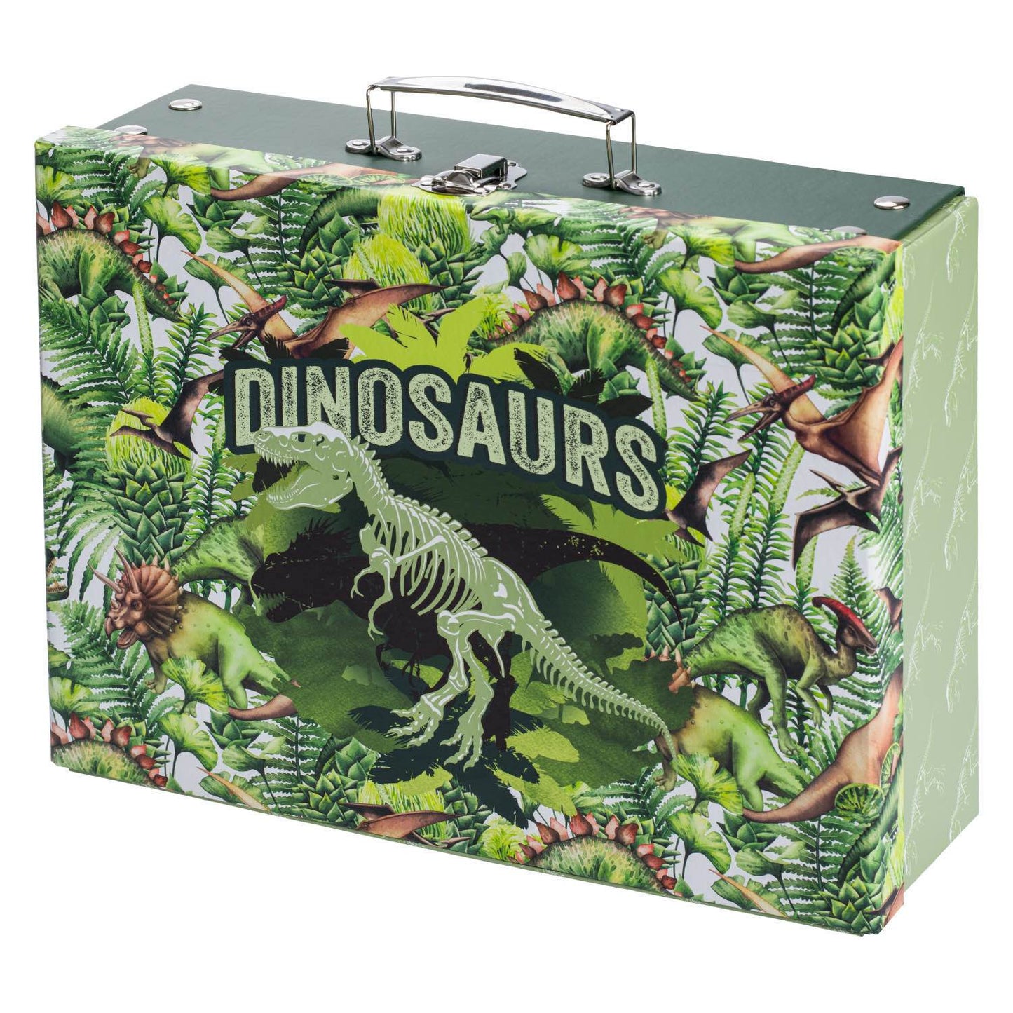 Foldable school briefcase Dinosaur