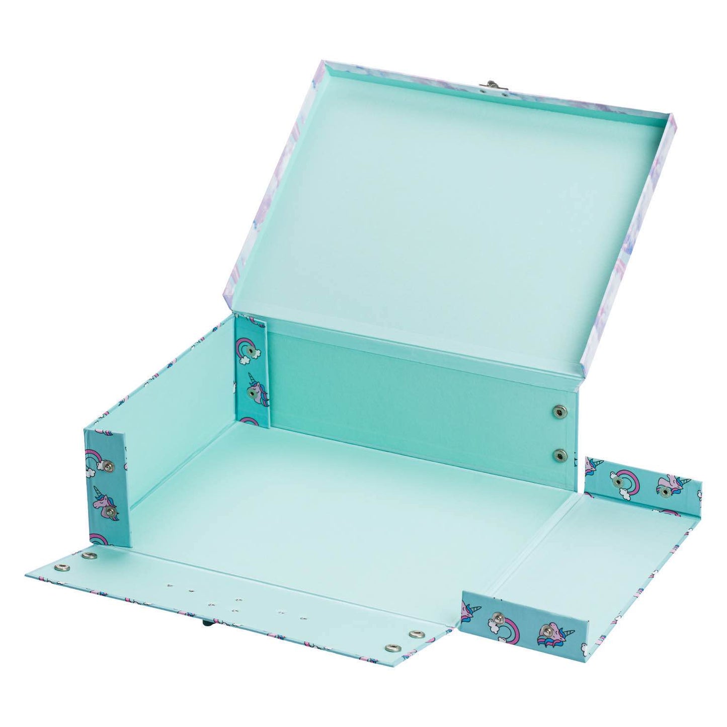 Foldable school briefcase Skies