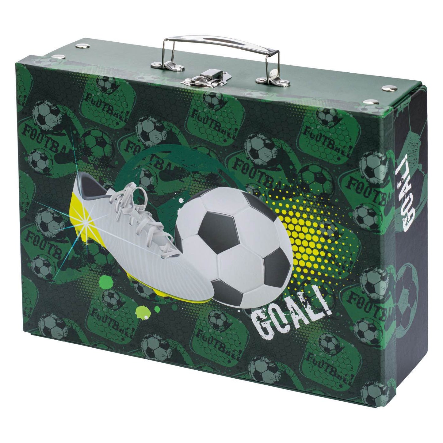 Foldable school briefcase Football