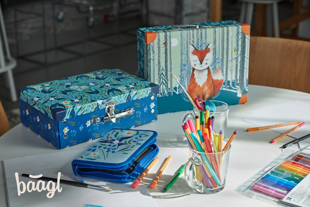 Foldable school briefcase Fox