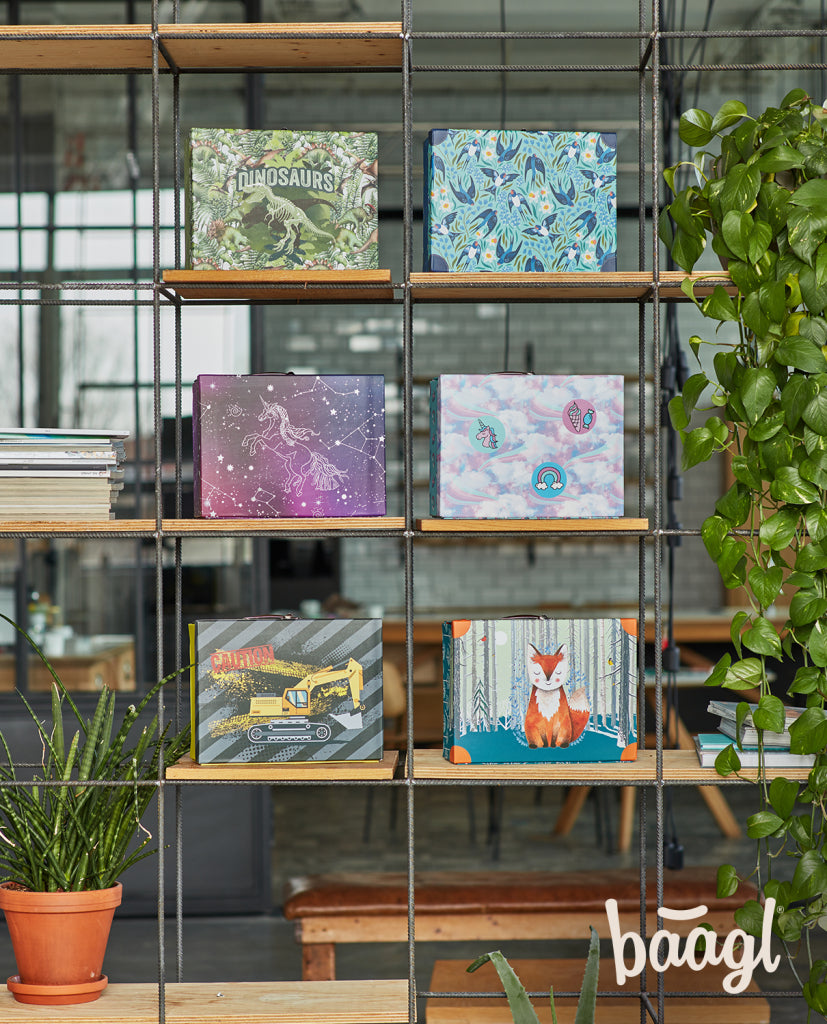 Foldable school briefcase Fox