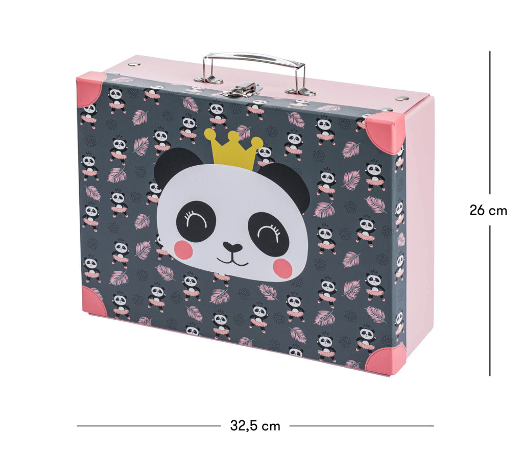 Foldable school briefcase Panda