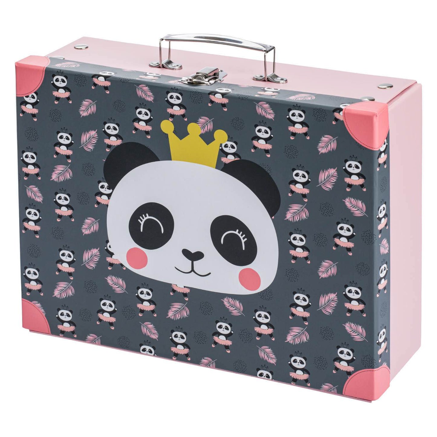 Foldable school briefcase Panda