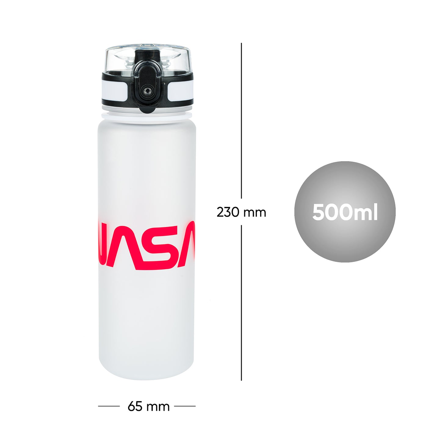 Tritan bottle NASA, 500 ml (1 Cent)
