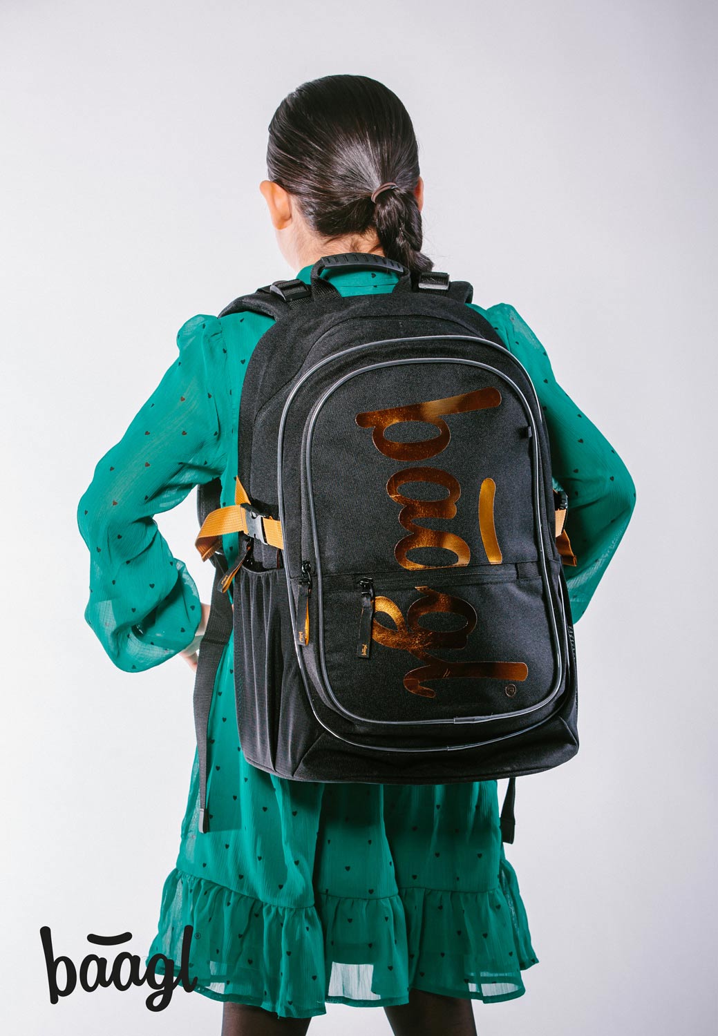 School backpack Core Metallic Bronze