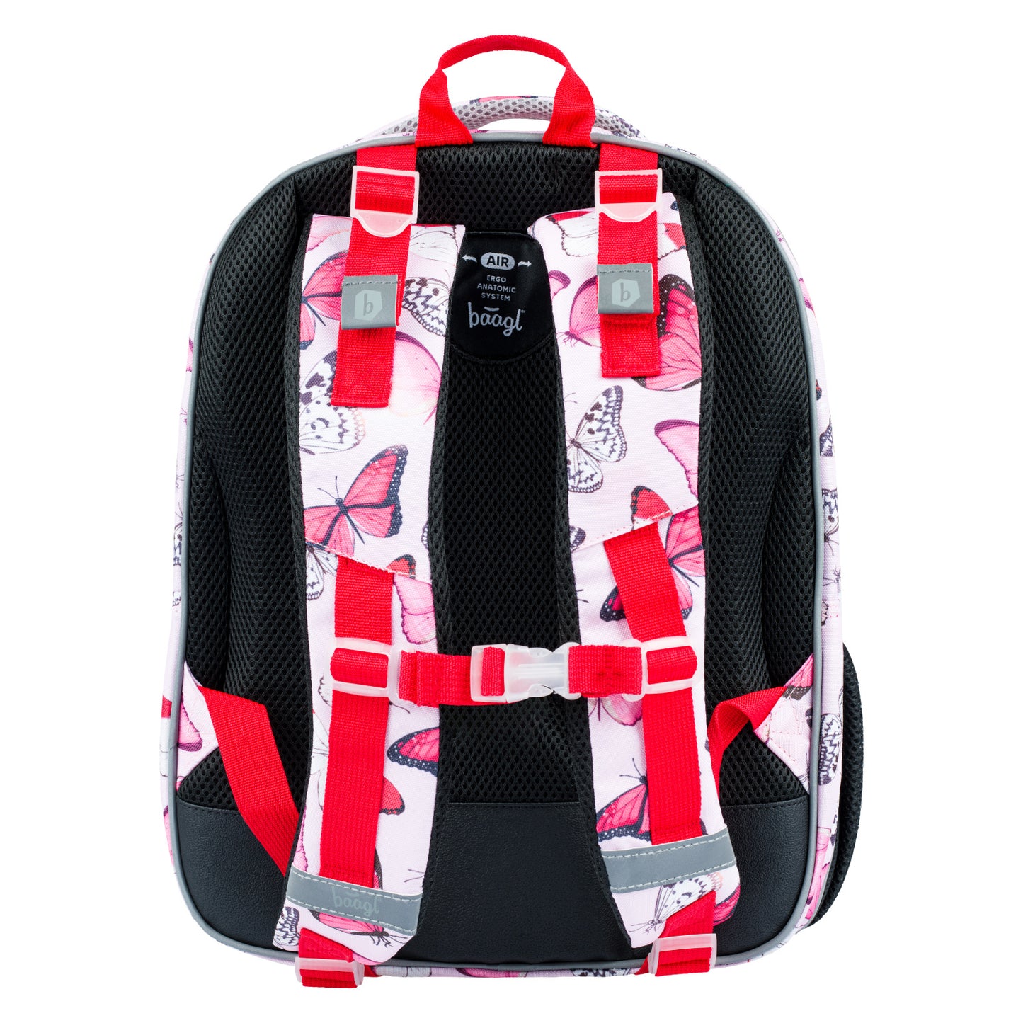 School bag Shelly Red Butterfly