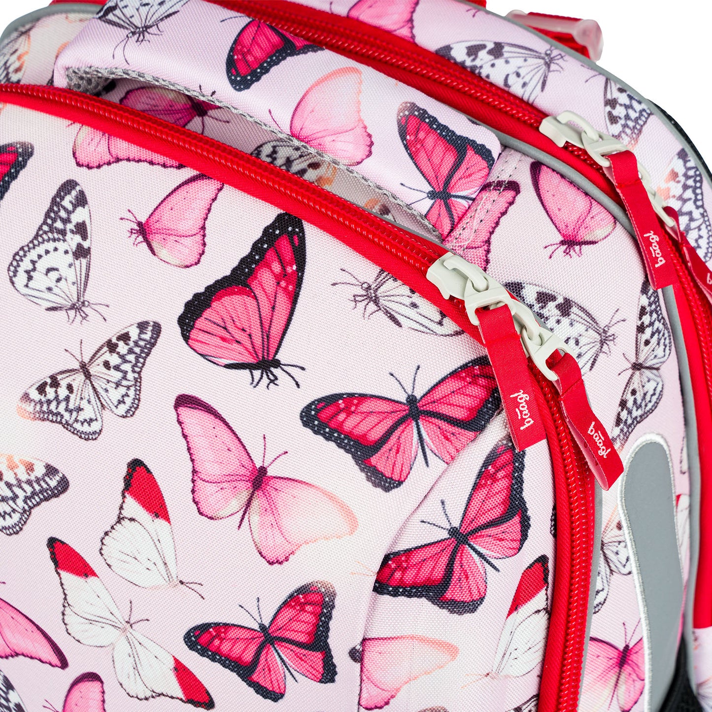 School bag Shelly Red Butterfly