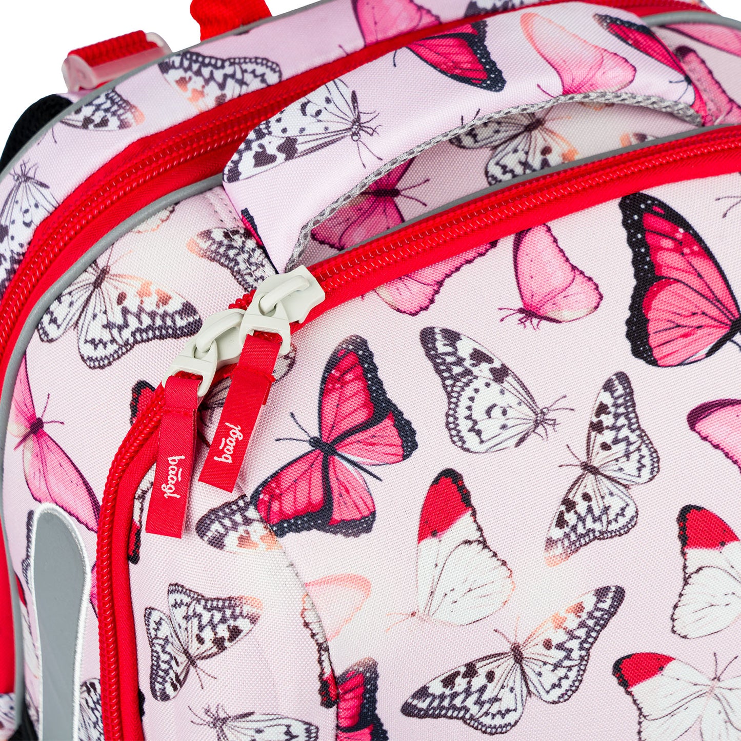 School bag Shelly Red Butterfly