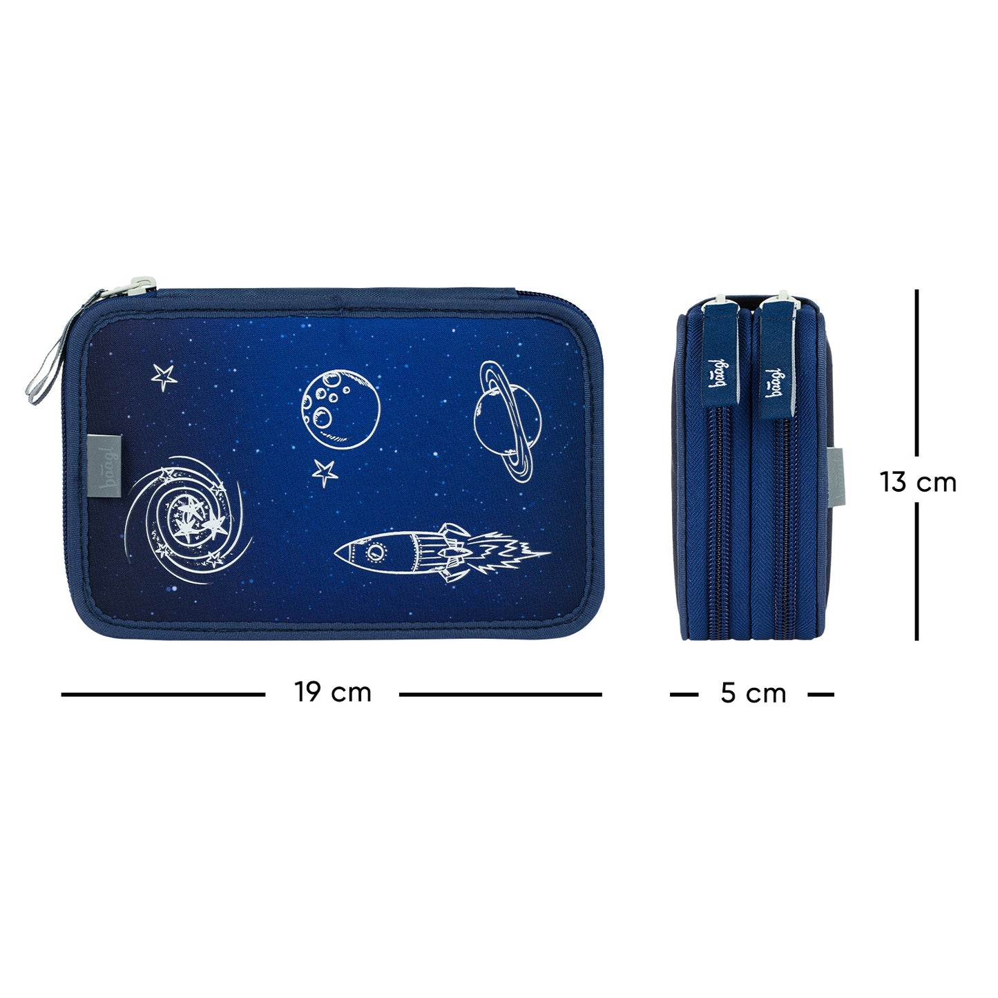 Two-tier pencil case Space