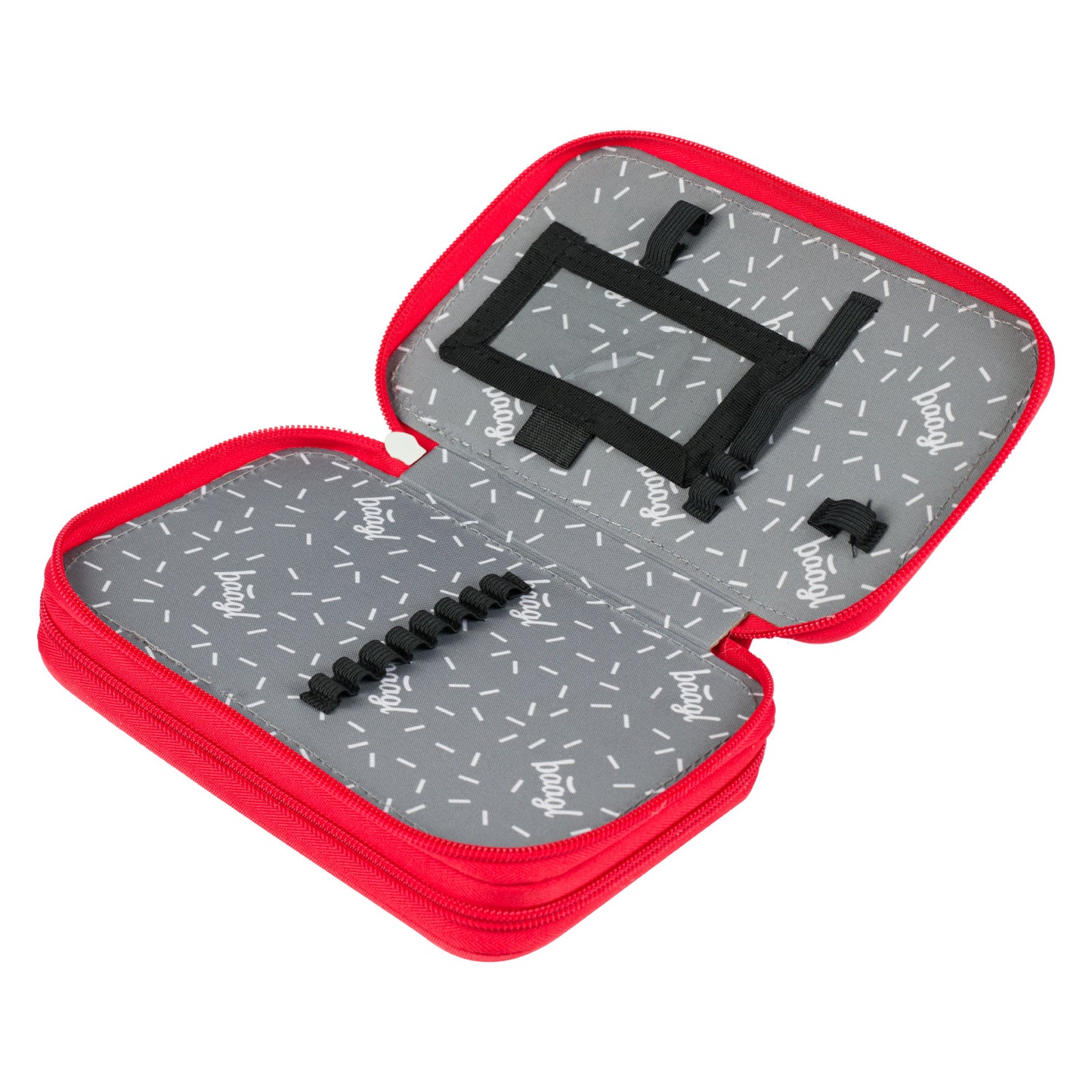 Two-tier pencil case Red Butterfly