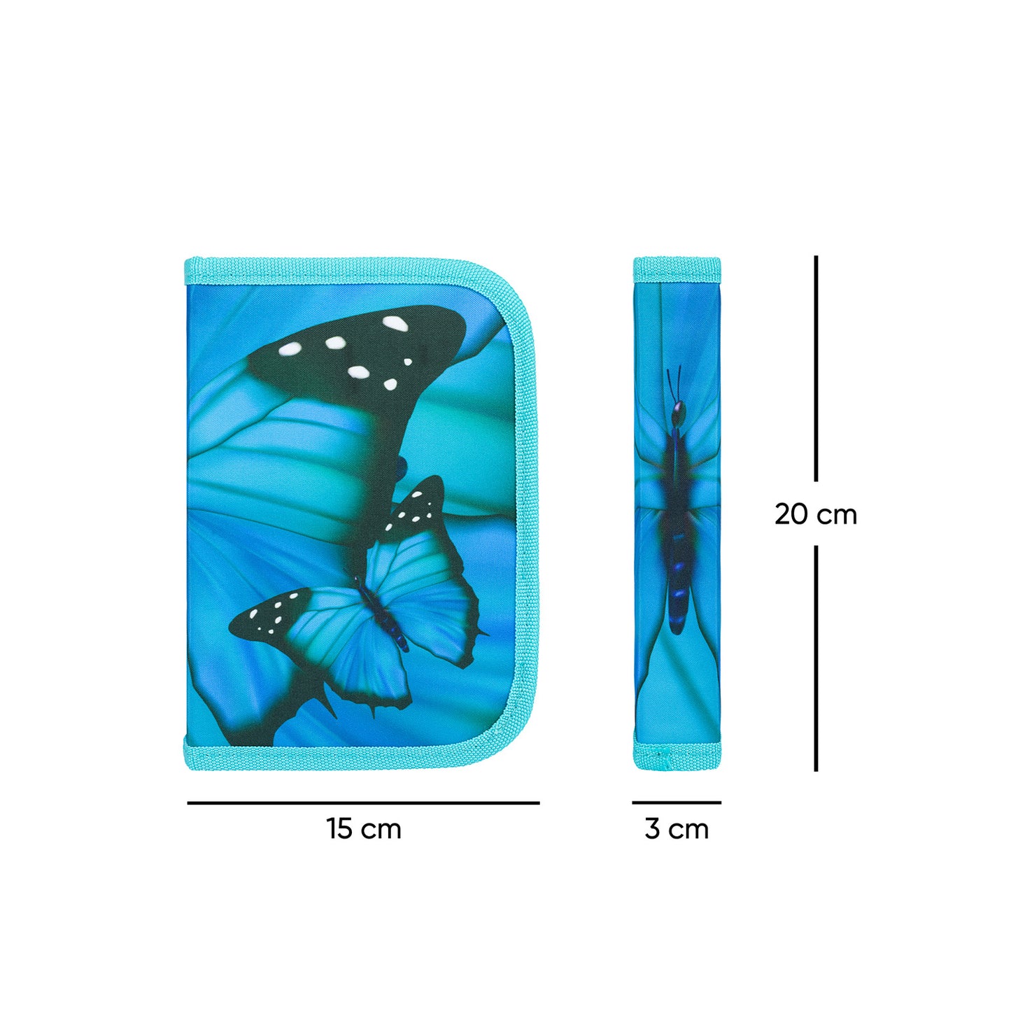 One-tier pencil case Butterfly