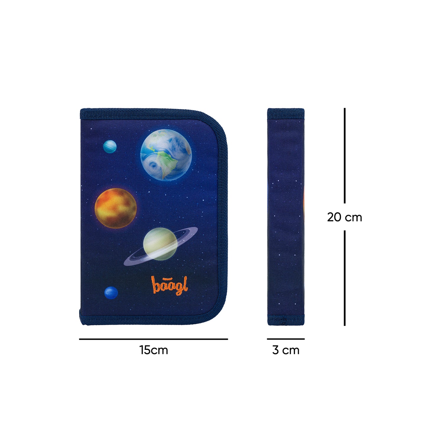 One-tier pencil case Planets