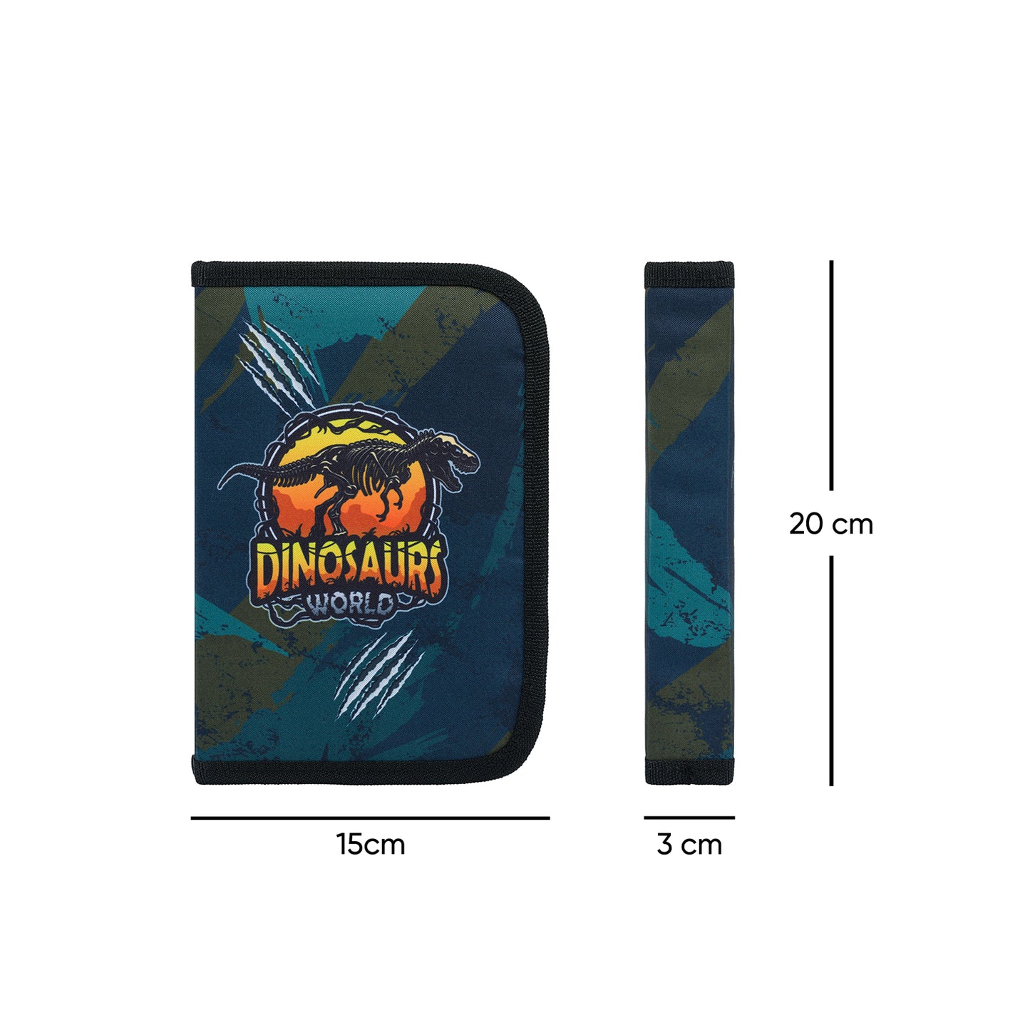 One-tier pencil case Dinosaurs World