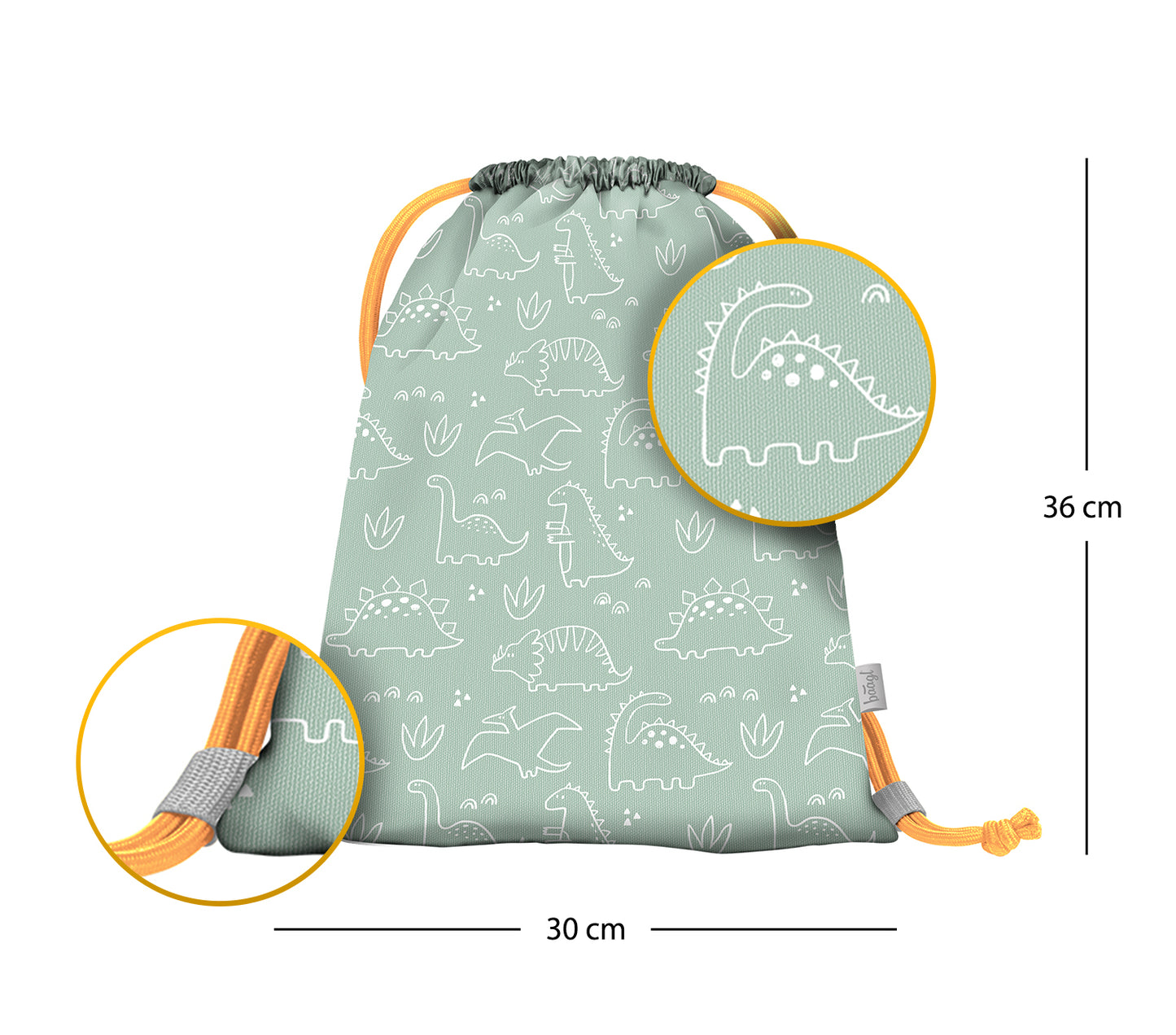 Preschool gym sack Dino