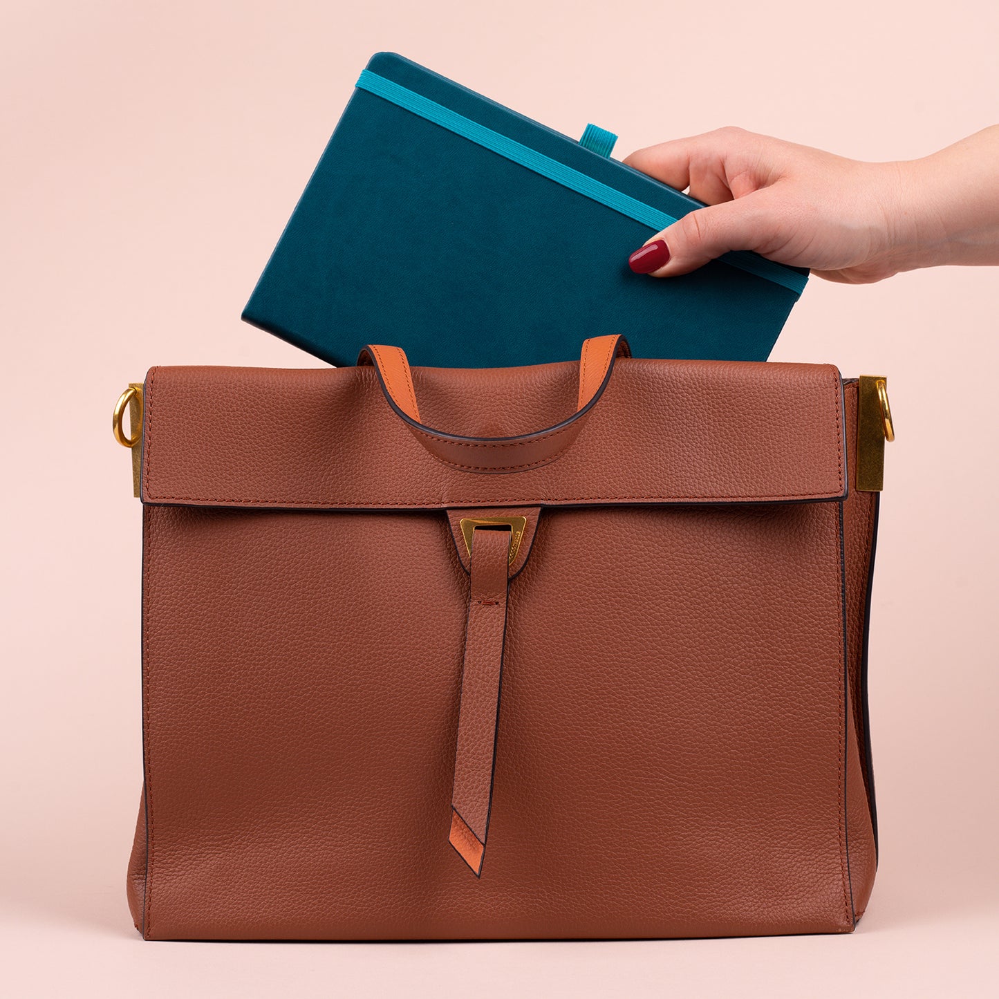 Notebook Turquoise, lined, 13 × 21 cm