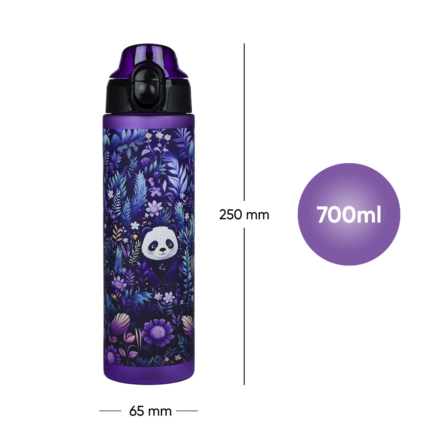 Tritan bottle Jungle Panda, 700 ml (1 Cent)