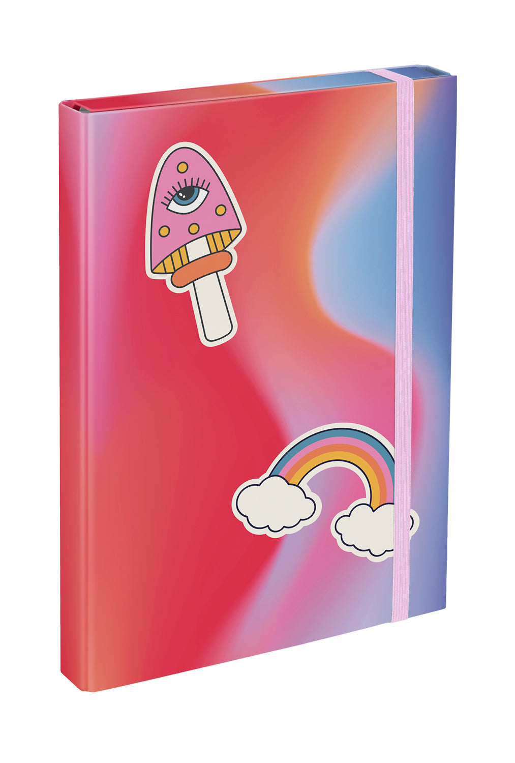 School file folder A4 Rainbow Red