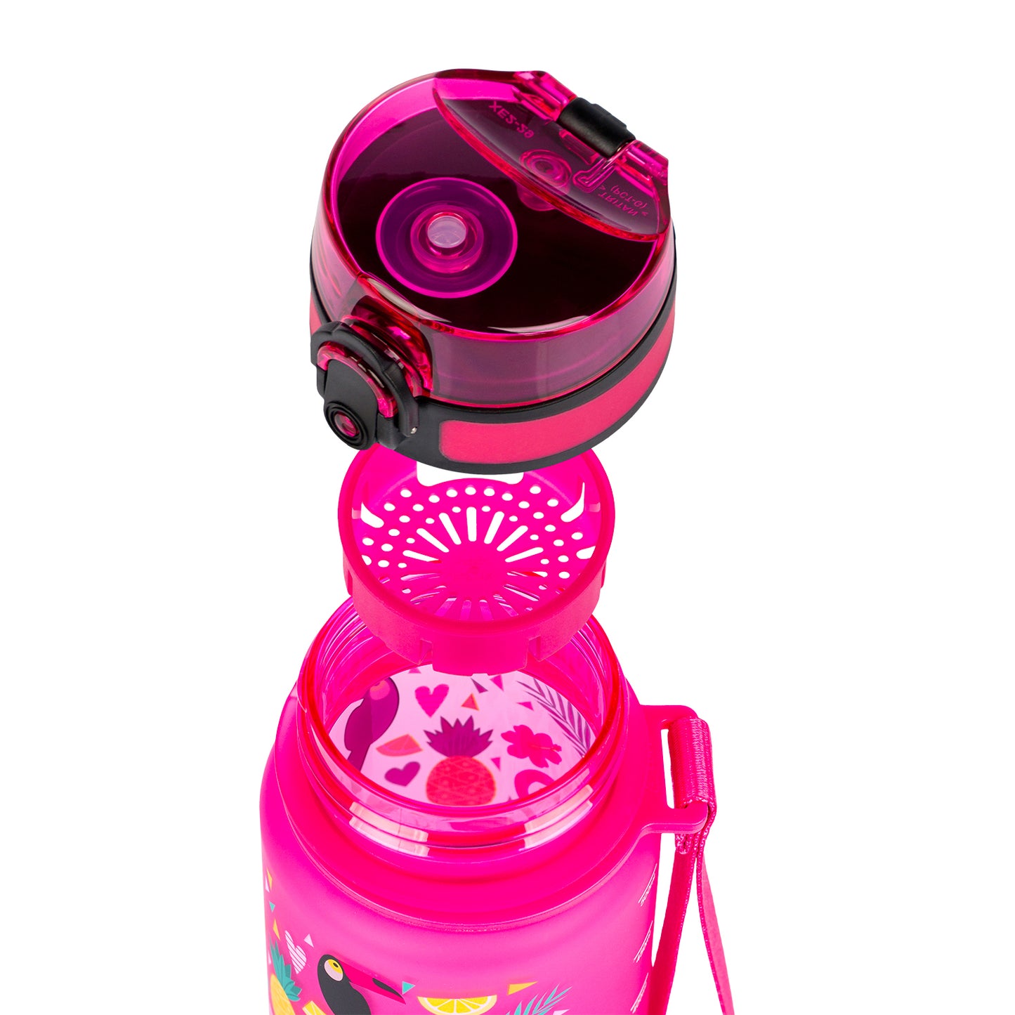 Tritan bottle Flamingos, 500 ml (1 Cent)