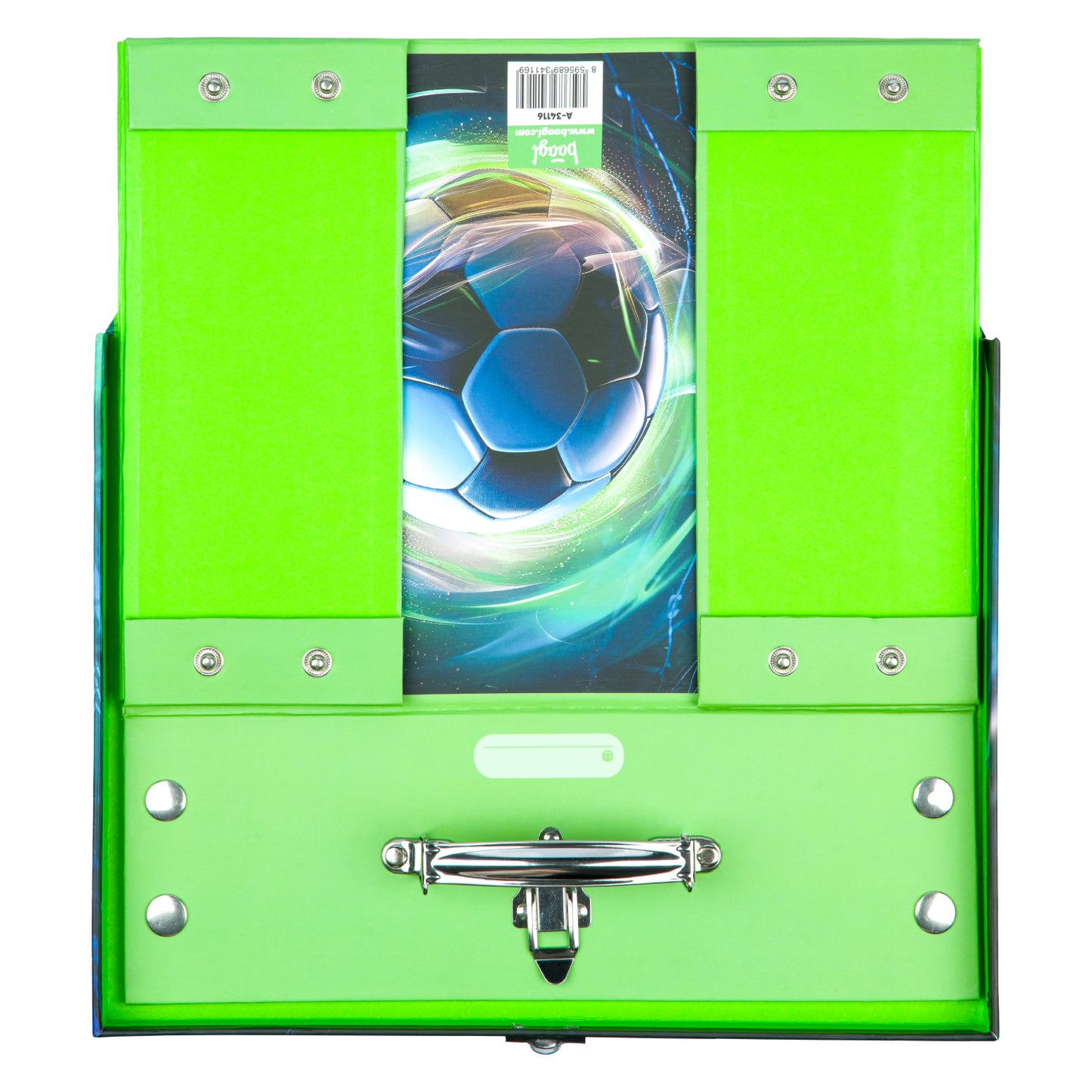 Foldable school supply box Football Ball