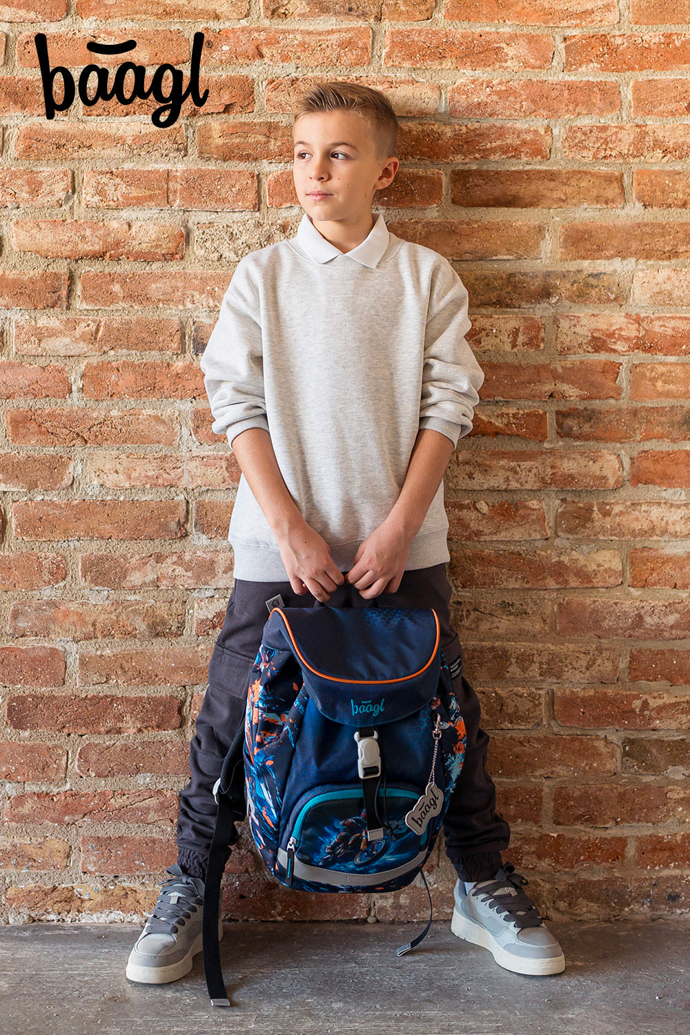 School backpack Airy Motor Bike