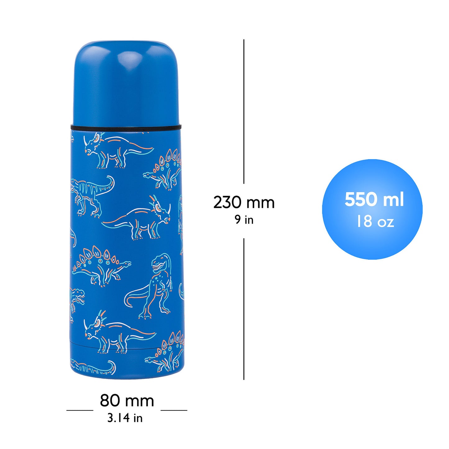 Thermo bottle Dino, 550 ml