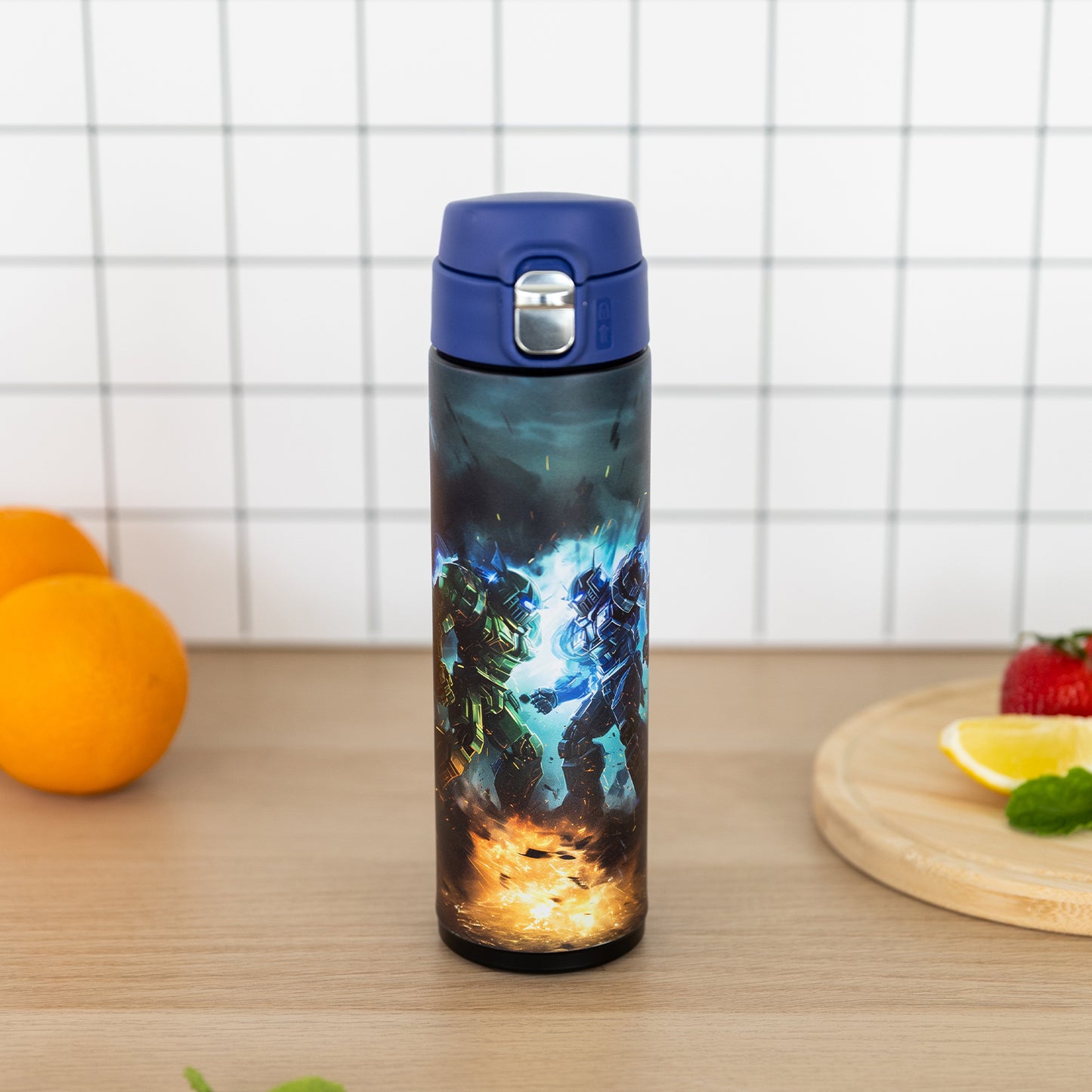 Thermo bottle Robots, 450 ml