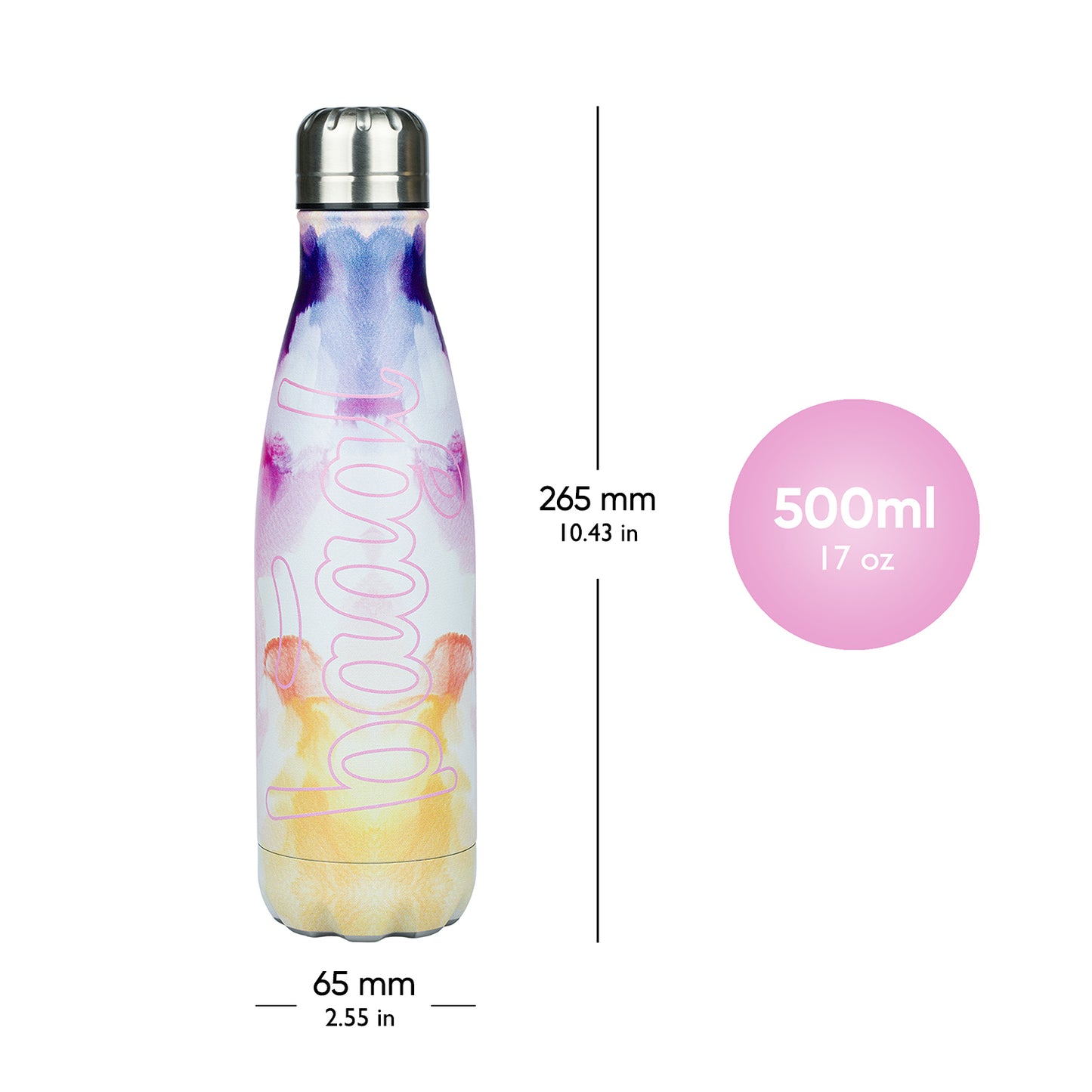 Thermo bottle with metal lid Painting, 500 ml
