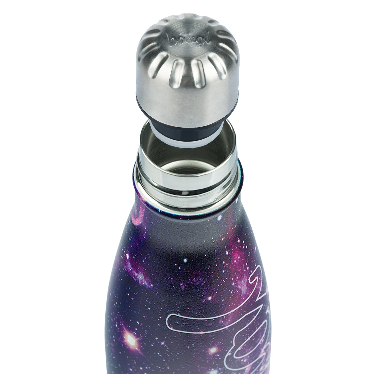 Thermo bottle with metal lid Galaxy, 500 ml