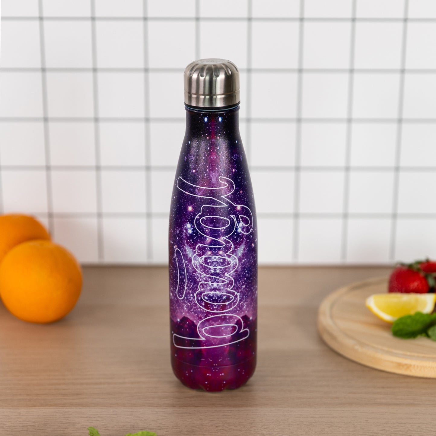 Thermo bottle with metal lid Galaxy, 500 ml
