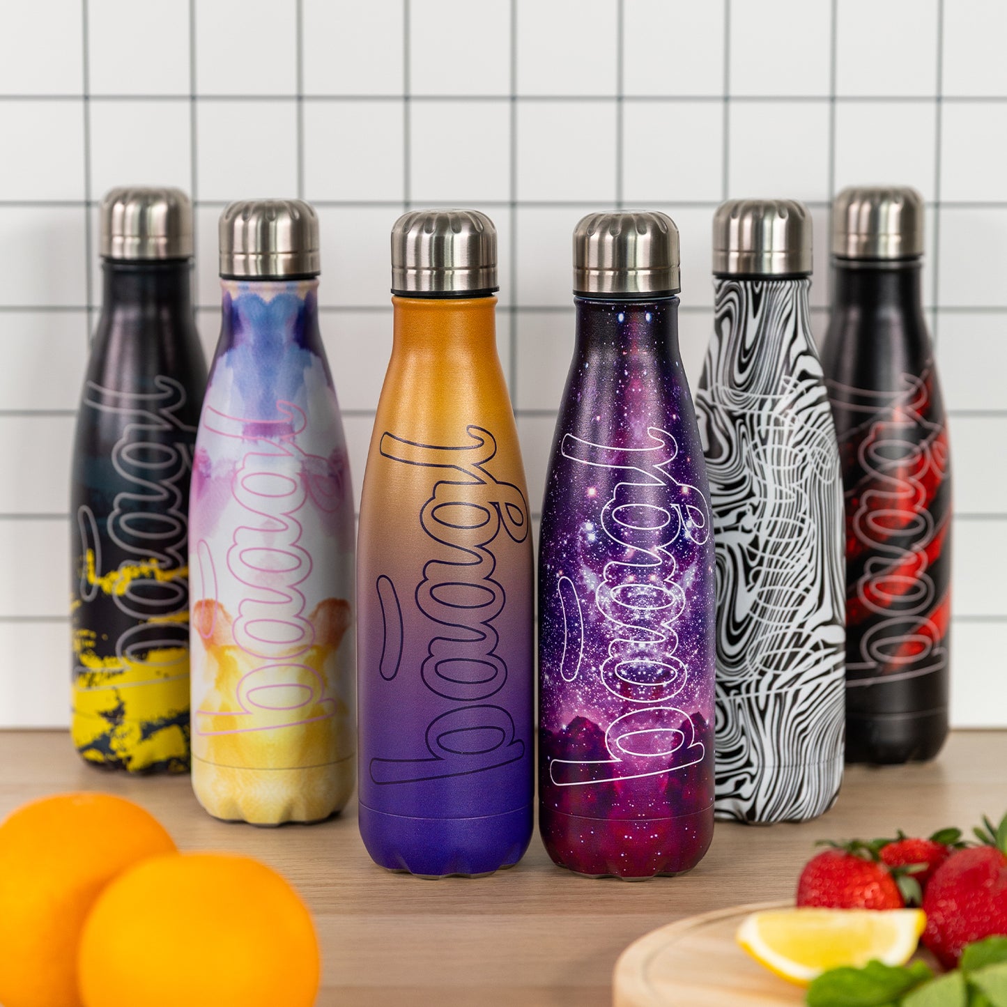 Thermo bottle with metal lid Galaxy, 500 ml