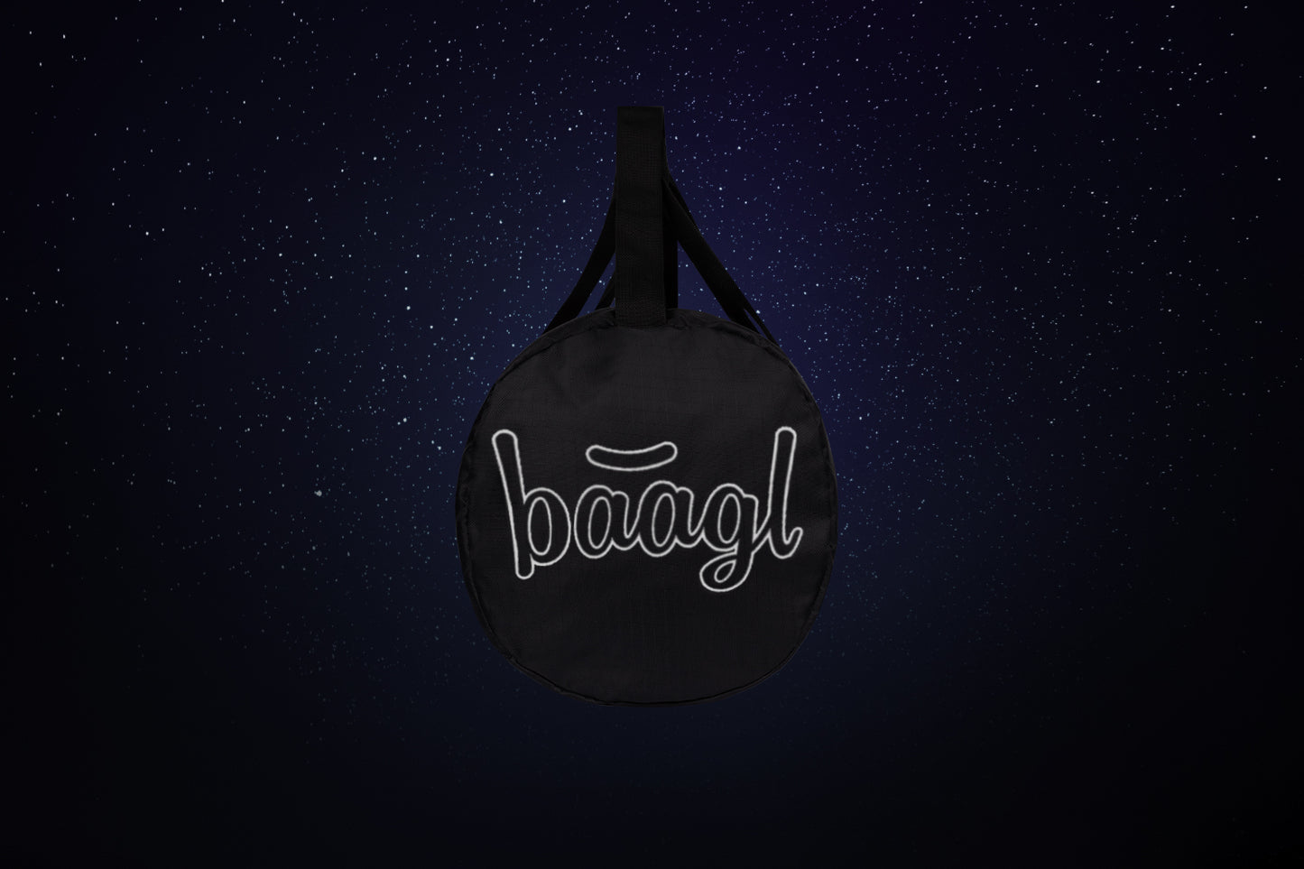 Foldable sports bag Hoop Uni black