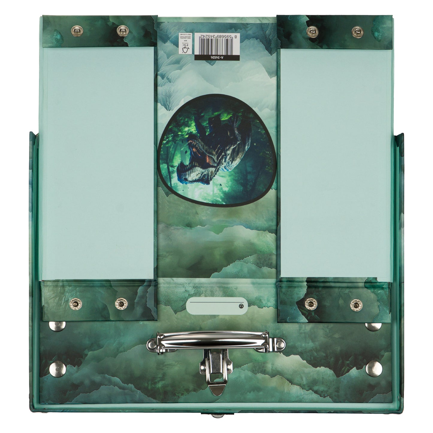 Foldable school supply box Dino