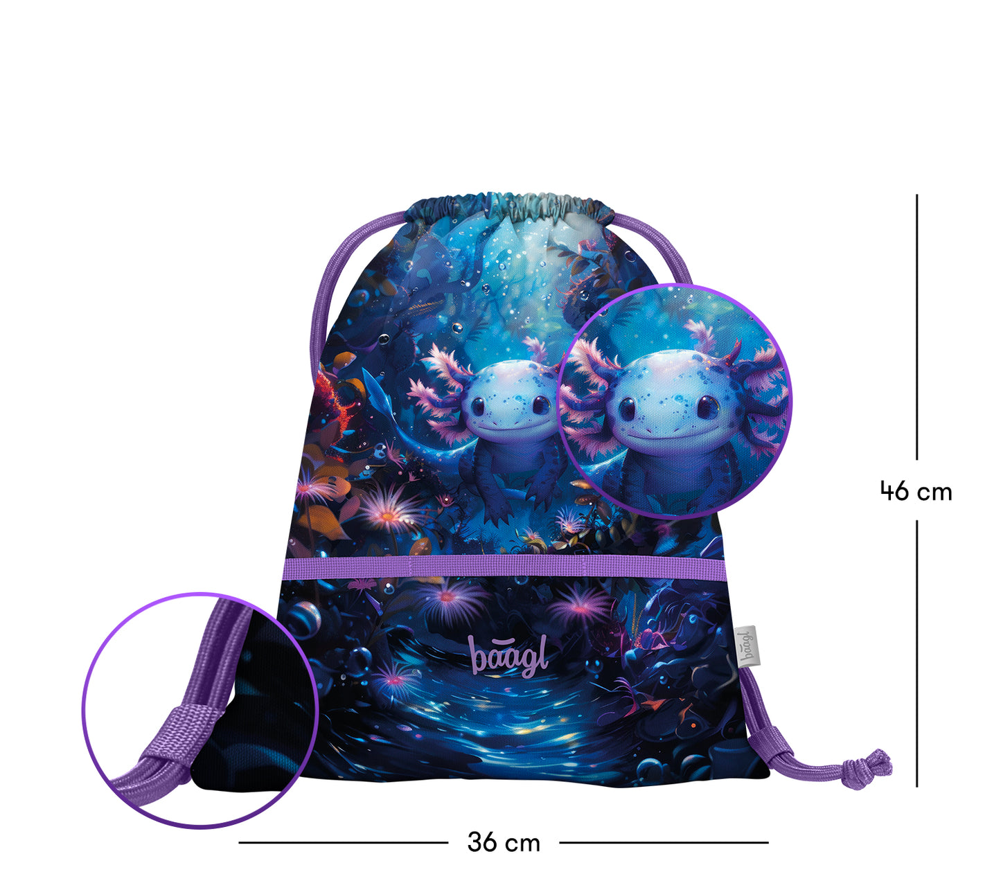 Gym sack Axolotl