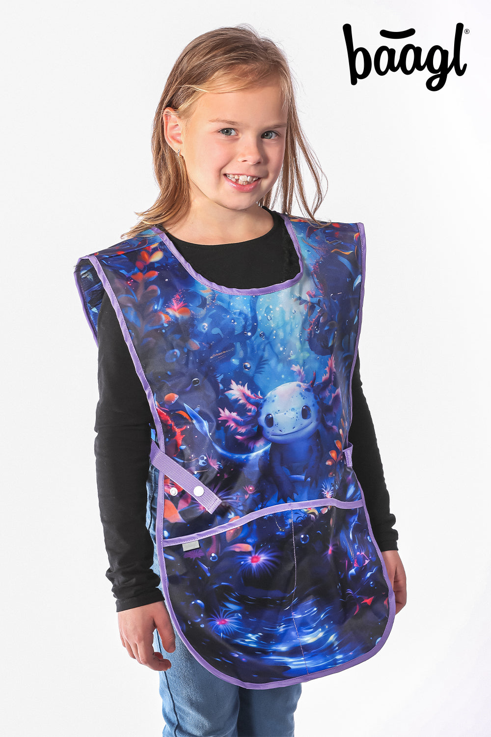 Kids apron Axolotl