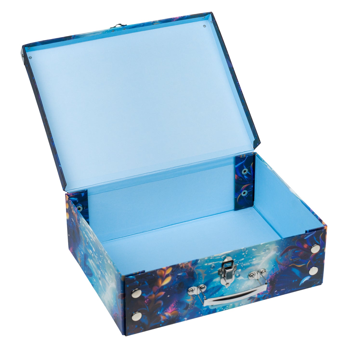 Foldable school supply box Axolotl