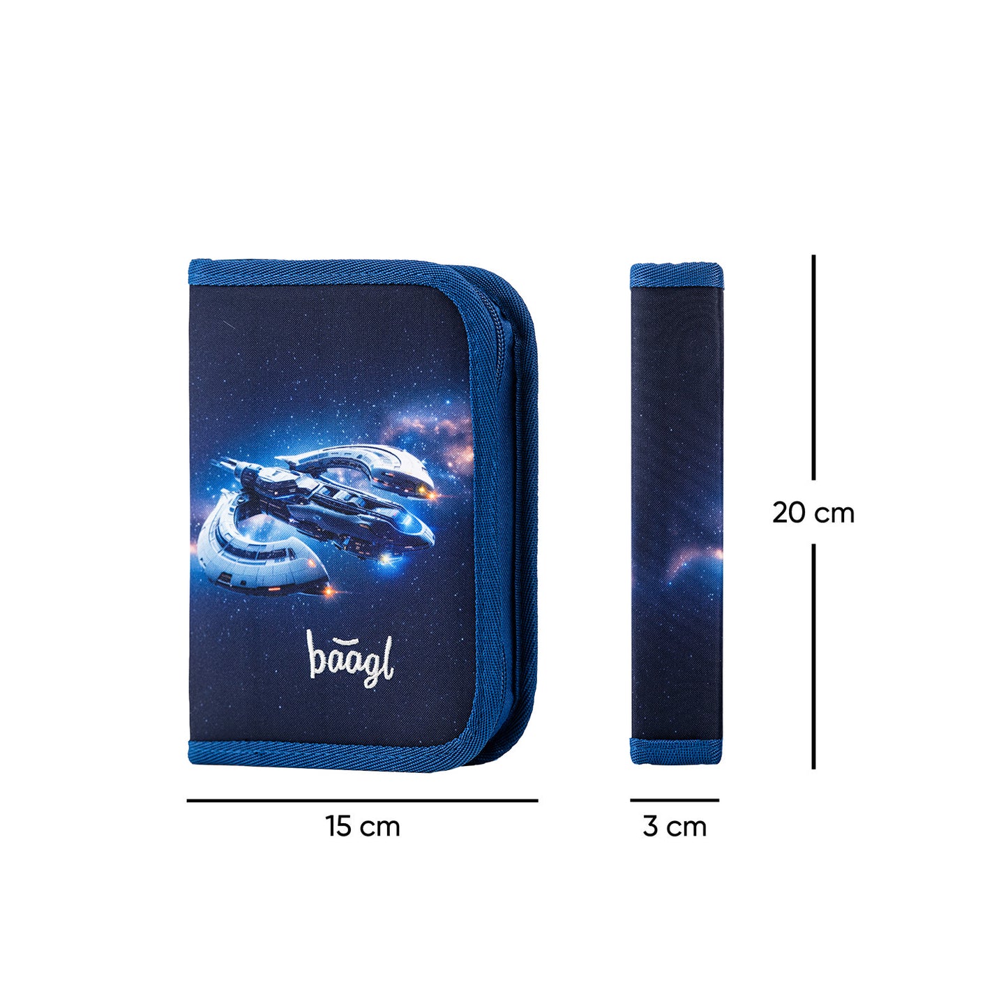 One-tier pencil case Spacecraft