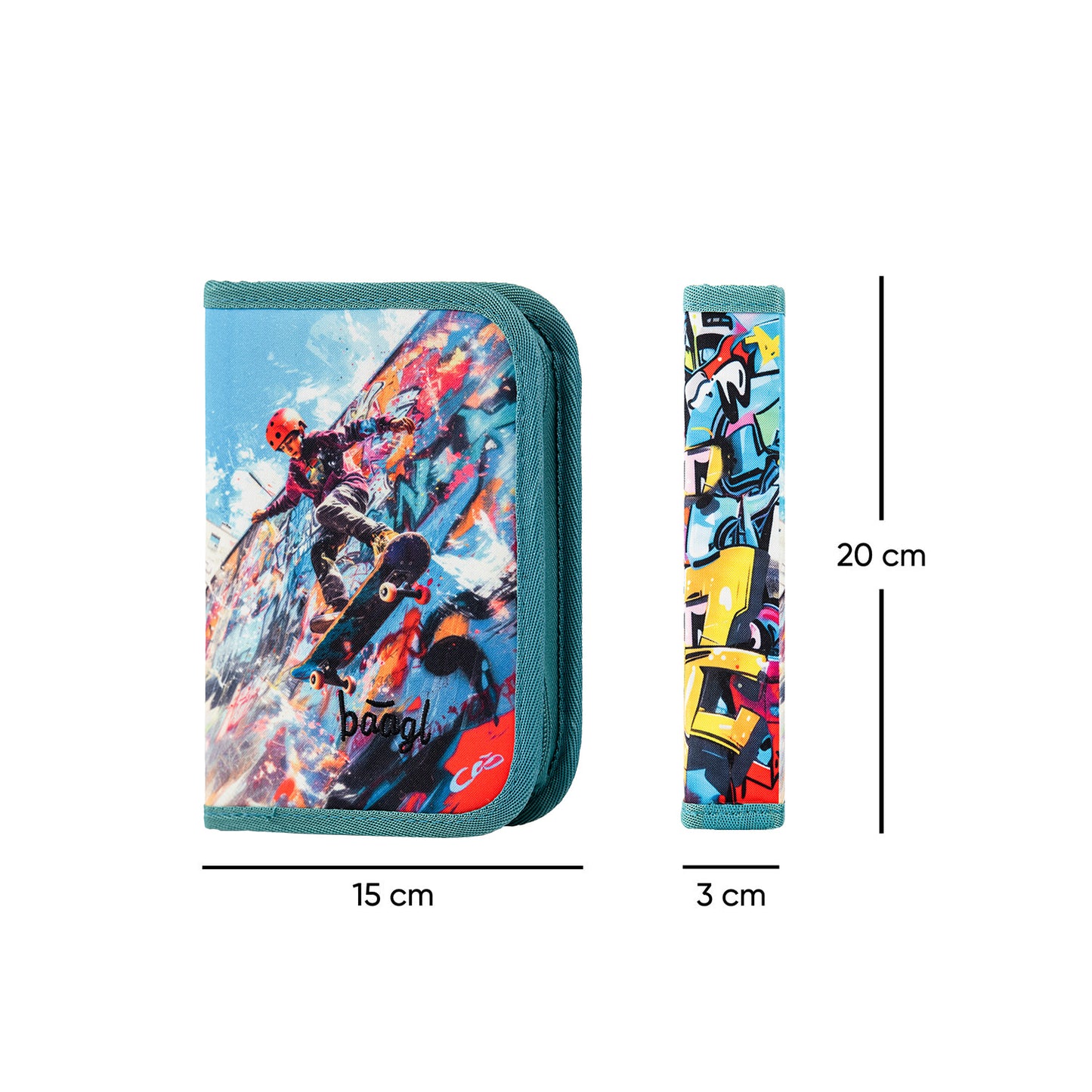 One-tier pencil case Skatepark