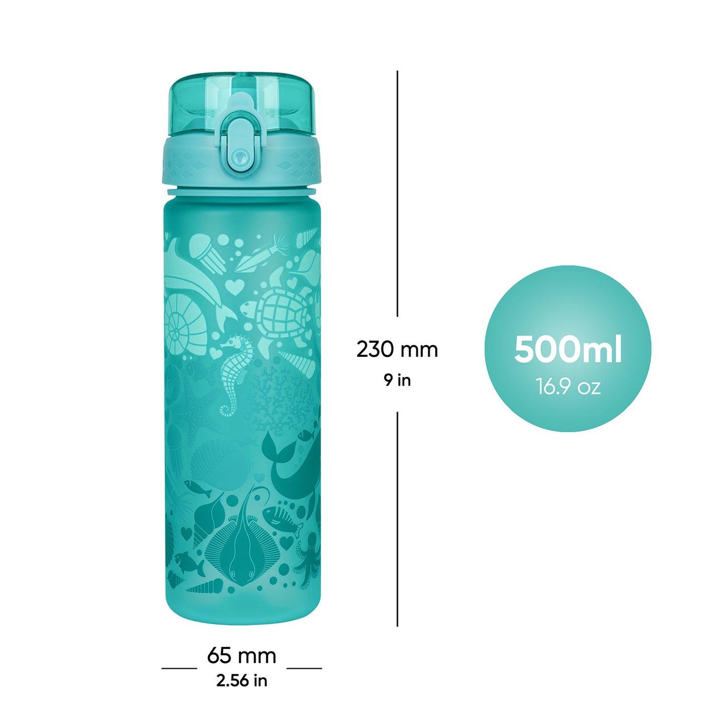 Tritan bottle Dolphin, 500 ml