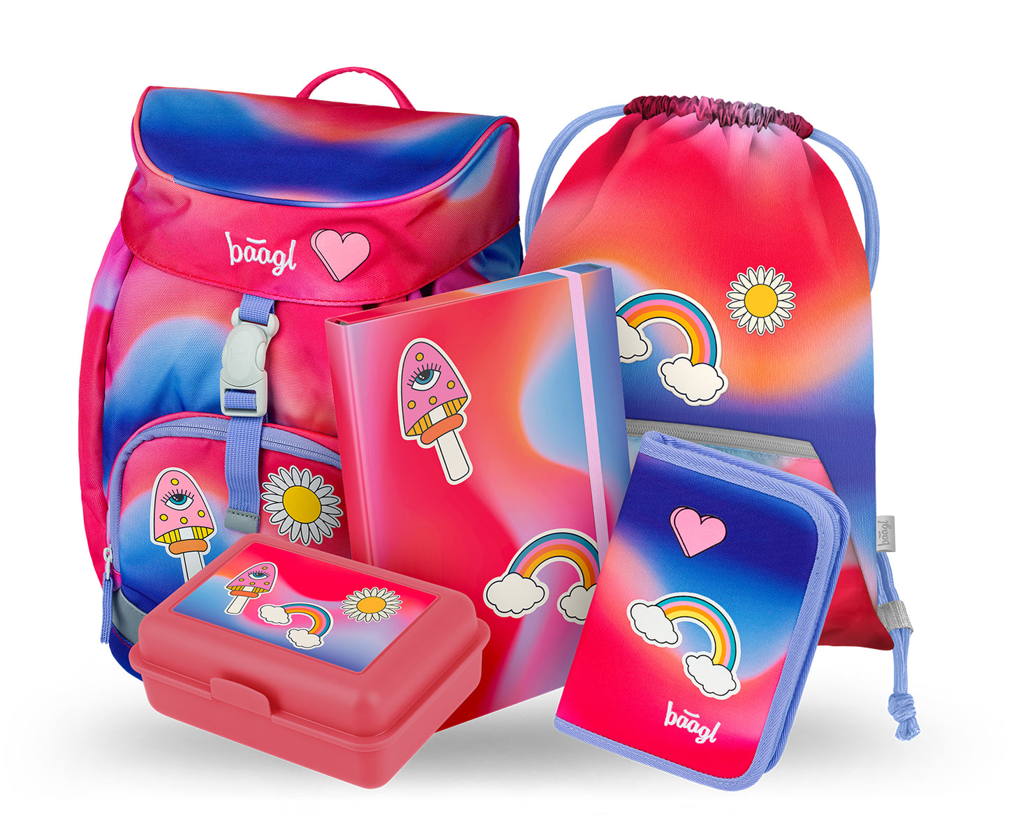 School set Airy Rainbow Red II